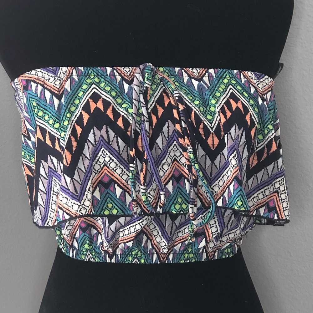 Multi-Colored Tube Top - Picture 4 of 8